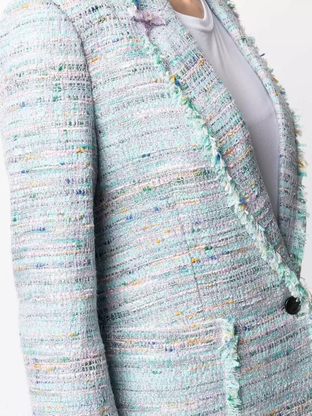 Karl Lagerfeld tweed-boucle jacket