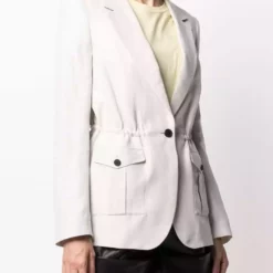 Karl Lagerfeld drawstring-waist blazer