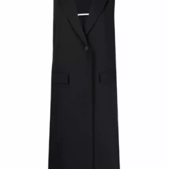 Karl Lagerfeld pleated back gilet