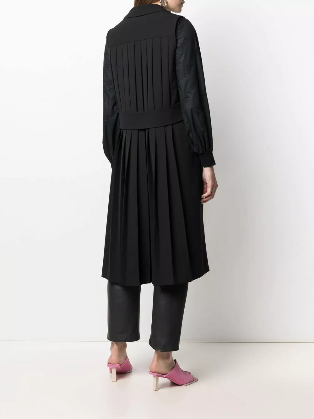 Karl Lagerfeld pleated back gilet