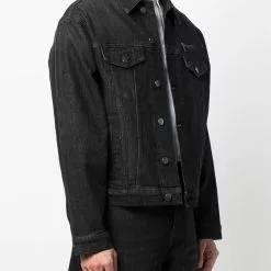 Karl Lagerfeld logo-print denim jacket