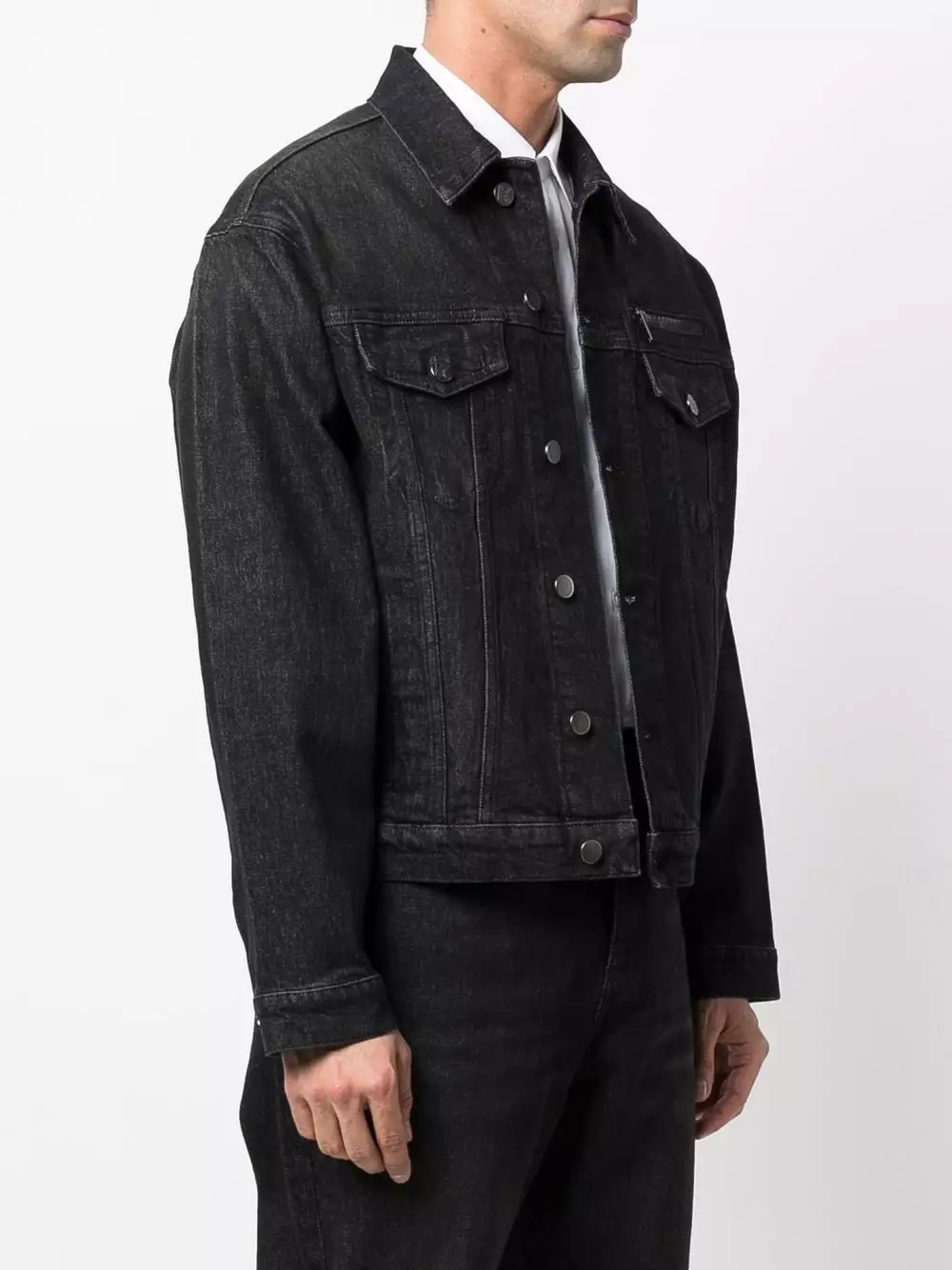 Karl Lagerfeld logo-print denim jacket