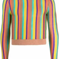 Karl Lagerfeld x Kenneth stripe knit jumper