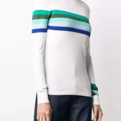 Karl Lagerfeld embroidered-logo sleeve jumper