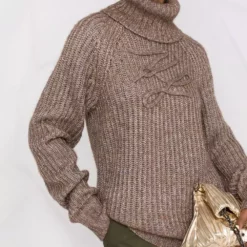 Karl Lagerfeld KL Soutache ribbed jumper