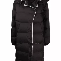 Karl Lagerfeld Transformer hooded down coat