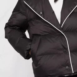 Karl Lagerfeld Transformer hooded down coat