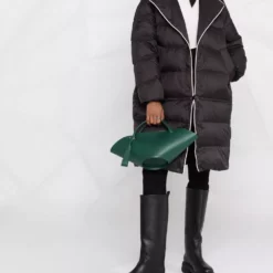 Karl Lagerfeld Transformer hooded down coat