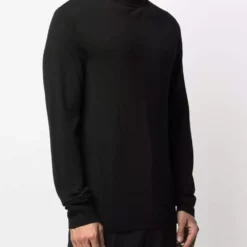Karl Lagerfeld logo-tape merino jumper