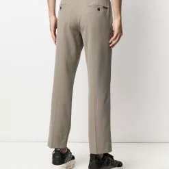 Karl Lagerfeld contrasting-waistband trousers