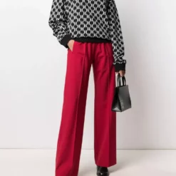 Karl Lagerfeld monogram-print rib-trimmed sweatshirt