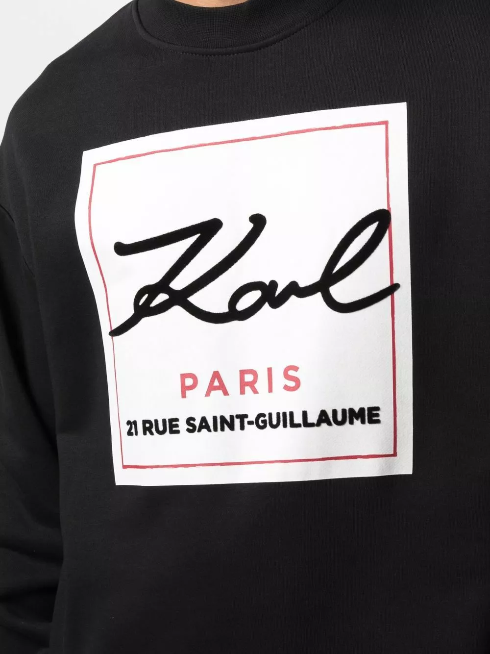 Karl Lagerfeld Karl By Karl rib-trimmed sweatshirt