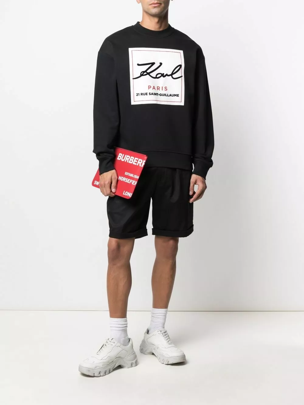 Karl Lagerfeld Karl By Karl rib-trimmed sweatshirt