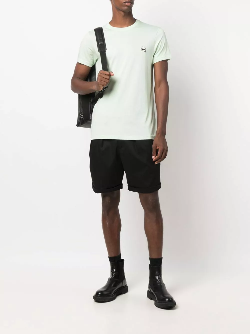 Karl Lagerfeld Ikonic small patch t-shirt