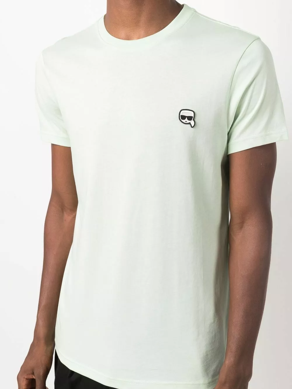 Karl Lagerfeld Ikonic small patch t-shirt