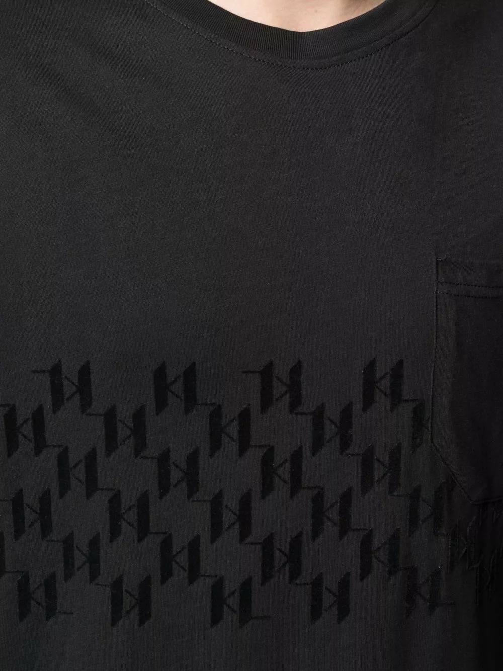 Karl Lagerfeld monogram-print T-shirt