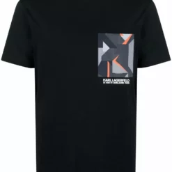 Karl Lagerfeld printed-pocket T-shirt