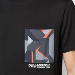 Karl Lagerfeld printed-pocket T-shirt