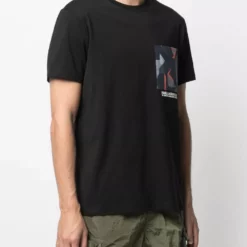 Karl Lagerfeld printed-pocket T-shirt