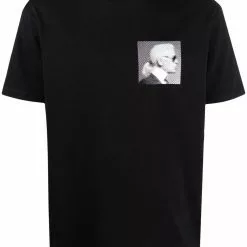 Karl Lagerfeld iridescent logo T-shirt
