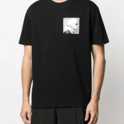 Karl Lagerfeld iridescent logo T-shirt