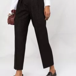 Karl Lagerfeld bouclé tailored trousers