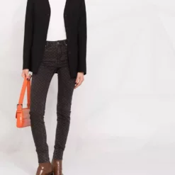 Karl Lagerfeld mid-rise Kl monogram skinny jeans