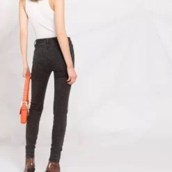 Karl Lagerfeld mid-rise Kl monogram skinny jeans