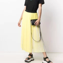Karl Lagerfeld pleated maxi skirt