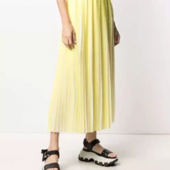 Karl Lagerfeld pleated maxi skirt