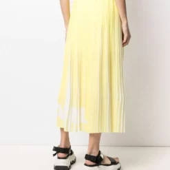Karl Lagerfeld pleated maxi skirt