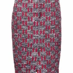 Karl Lagerfeld Kl monogram bouclé skirt