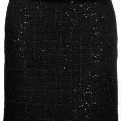 Karl Lagerfeld high-waisted bouclé skirt