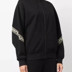 Karl Lagerfeld logo glitter tape sweatshirt