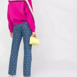 Karl Lagerfeld striped logo-tape sweatshirt