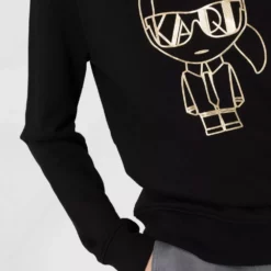 Karl Lagerfeld Ikonic logo-print sweatshirt