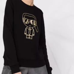 Karl Lagerfeld Ikonic logo-print sweatshirt