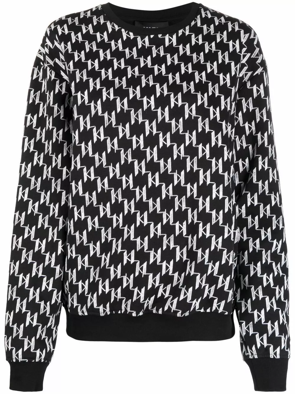 Karl Lagerfeld monogram-print sweatshirt