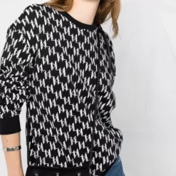 Karl Lagerfeld monogram-print sweatshirt