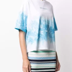 Karl Lagerfeld tie-dye logo T-shirt