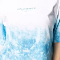 Karl Lagerfeld tie-dye logo T-shirt