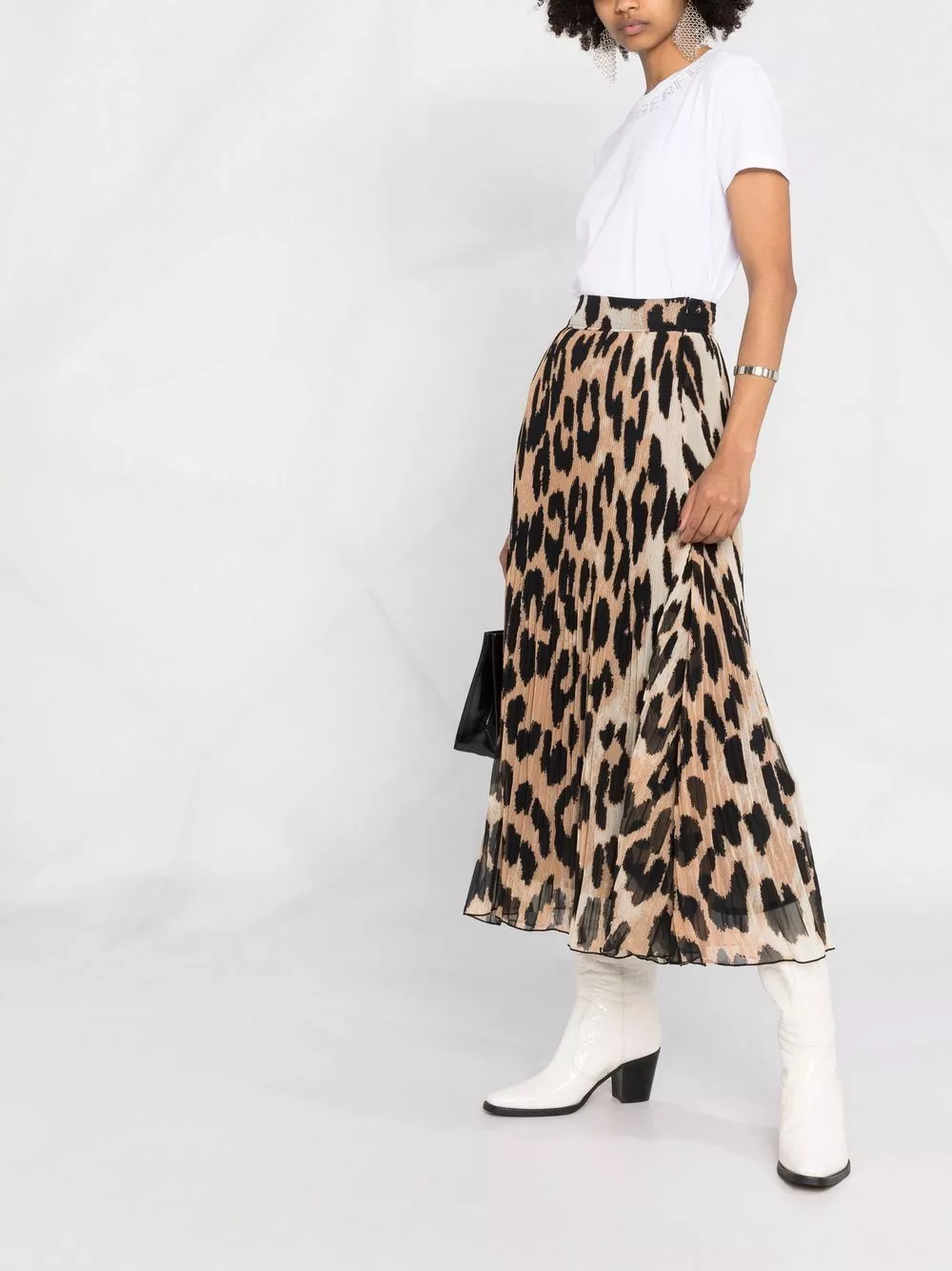 Karl Lagerfeld embellished-logo neckline T-shirt