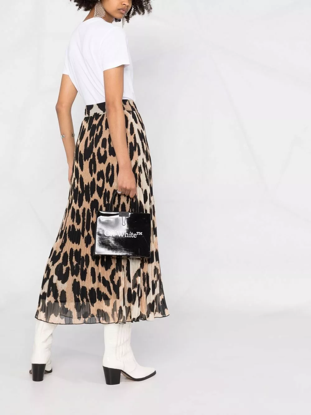 Karl Lagerfeld embellished-logo neckline T-shirt