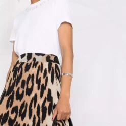 Karl Lagerfeld embellished-logo neckline T-shirt