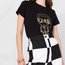 Karl Lagerfeld Ikonik Art Deco T-shirt