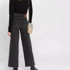 Karl Lagerfeld monogram-pattern top