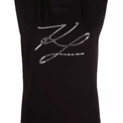 Karl Lagerfeld embellished-logo tank top