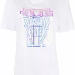 Karl Lagerfeld Art Deco logo-print T-shirt
