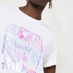 Karl Lagerfeld Art Deco logo-print T-shirt