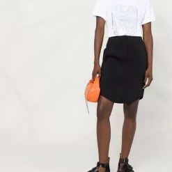 Karl Lagerfeld Art Deco logo-print T-shirt